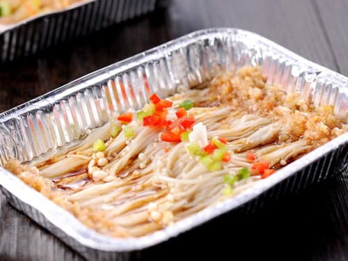 广东锡纸烤金针菇